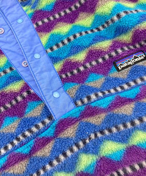 Patagonia（パタゴニア）Patagonia (パタゴニア) スナップＴフリースプルオーバー ネイビー×パープル サイズ:	SIZE XSの古着・服飾アイテム