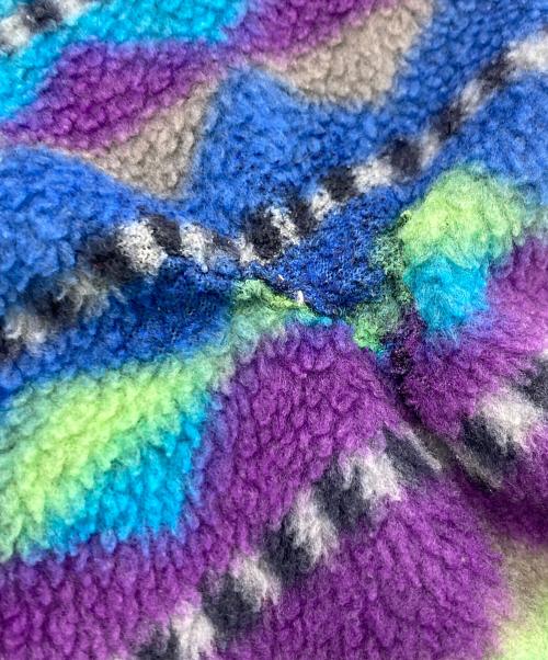 Patagonia（パタゴニア）Patagonia (パタゴニア) スナップＴフリースプルオーバー ネイビー×パープル サイズ:	SIZE XSの古着・服飾アイテム