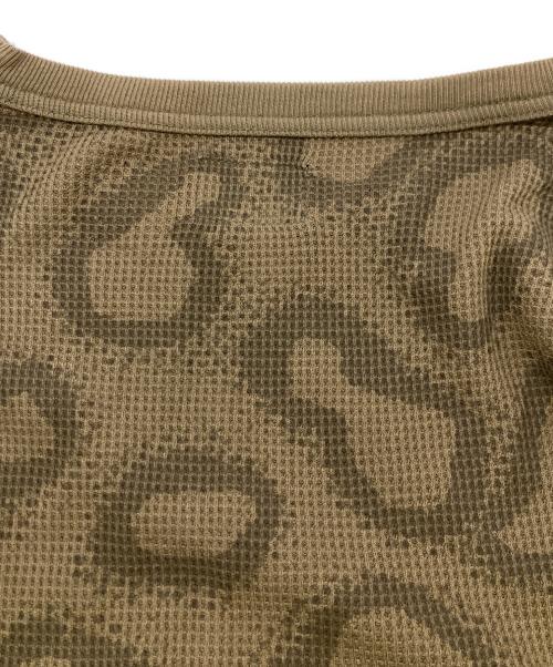 stussy（ステューシー）stussy (ステューシー) 00sサーマルカットソー ブラウン サイズ:	SIZE Mの古着・服飾アイテム