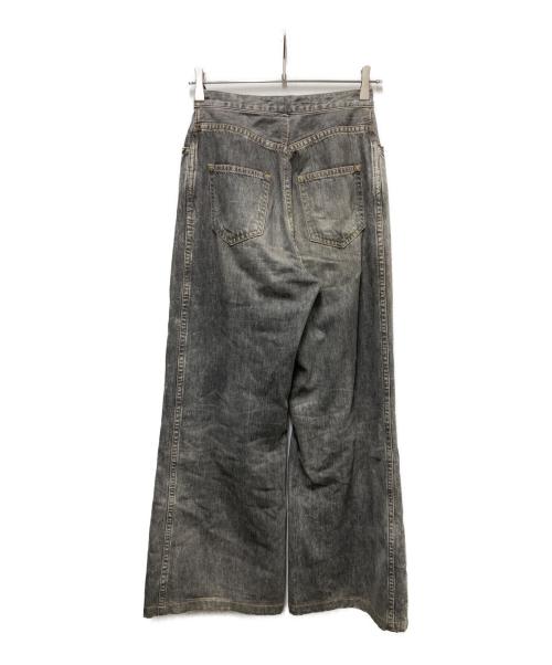 JOHN LAWRENCE SULLIVAN（ジョン ローレンス サリバン）JOHN LAWRENCE SULLIVAN (ジョン ローレンス サリバン) RIGID DENIM WIDE PANTS ブラック サイズ:6の古着・服飾アイテム