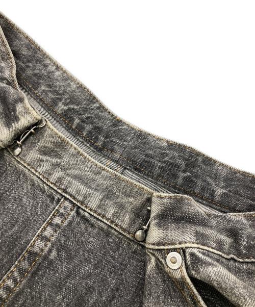 JOHN LAWRENCE SULLIVAN（ジョン ローレンス サリバン）JOHN LAWRENCE SULLIVAN (ジョン ローレンス サリバン) RIGID DENIM WIDE PANTS ブラック サイズ:6の古着・服飾アイテム