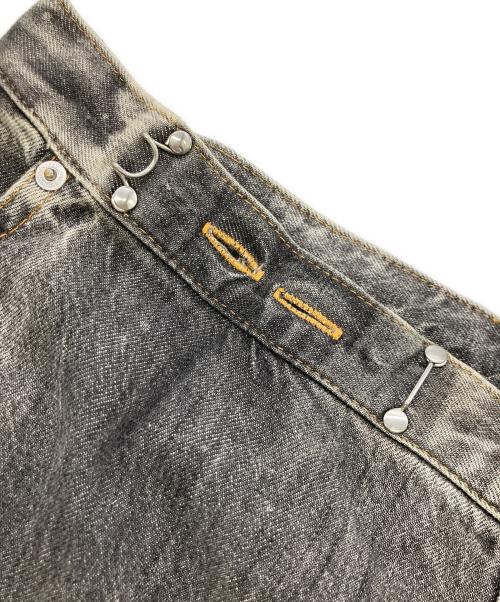 JOHN LAWRENCE SULLIVAN（ジョン ローレンス サリバン）JOHN LAWRENCE SULLIVAN (ジョン ローレンス サリバン) RIGID DENIM WIDE PANTS ブラック サイズ:6の古着・服飾アイテム