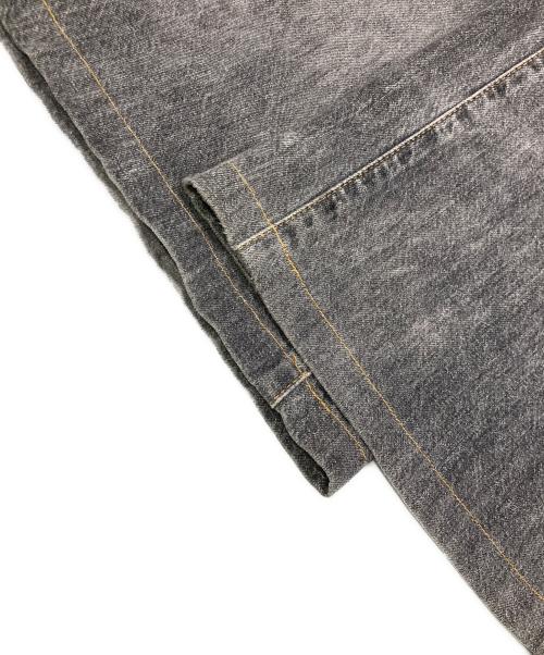 JOHN LAWRENCE SULLIVAN（ジョン ローレンス サリバン）JOHN LAWRENCE SULLIVAN (ジョン ローレンス サリバン) RIGID DENIM WIDE PANTS ブラック サイズ:6の古着・服飾アイテム