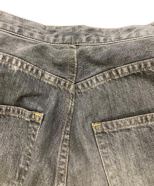 JOHN LAWRENCE SULLIVAN（ジョン ローレンス サリバン）JOHN LAWRENCE SULLIVAN (ジョン ローレンス サリバン) RIGID DENIM WIDE PANTS ブラック サイズ:6の古着・服飾アイテム