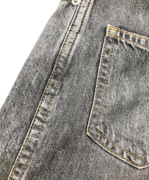 JOHN LAWRENCE SULLIVAN（ジョン ローレンス サリバン）JOHN LAWRENCE SULLIVAN (ジョン ローレンス サリバン) RIGID DENIM WIDE PANTS ブラック サイズ:6の古着・服飾アイテム