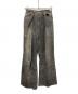 JOHN LAWRENCE SULLIVAN（ジョン ローレンス サリバン）の古着「RIGID DENIM WIDE PANTS」｜ブラック
