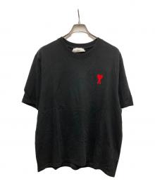 AMI Alexandre Mattiussi（アミアレクサンドルマテュッシ）の古着「ハートロゴTシャツ」｜ブラック