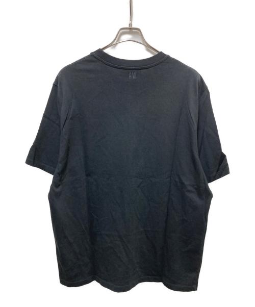 AMI Alexandre Mattiussi（アミアレクサンドルマテュッシ）AMI Alexandre Mattiussi (アミアレクサンドルマテュッシ) ハートロゴTシャツ ブラック サイズ:Lの古着・服飾アイテム