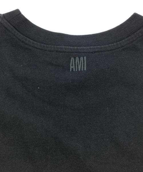 AMI Alexandre Mattiussi（アミアレクサンドルマテュッシ）AMI Alexandre Mattiussi (アミアレクサンドルマテュッシ) ハートロゴTシャツ ブラック サイズ:Lの古着・服飾アイテム