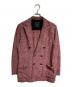 T-JACKET By TONELLO（ティージャケット バイ トネッロ）の古着「ツイードニットダブルジャケット/Tweed knit double jacket」｜レッド