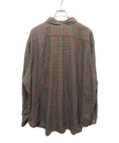 RALPH LAUREN（ラルフローレン）RALPH LAUREN (ラルフローレン) チェックシャツ グリーン×レッド サイズ:	SIZE 3XLの古着・服飾アイテム