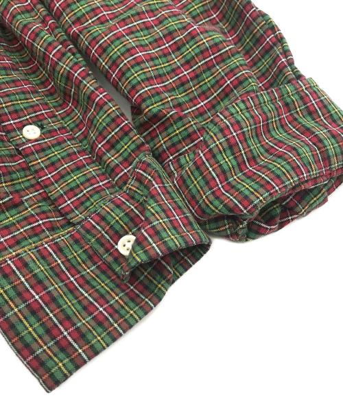RALPH LAUREN（ラルフローレン）RALPH LAUREN (ラルフローレン) チェックシャツ グリーン×レッド サイズ:	SIZE 3XLの古着・服飾アイテム