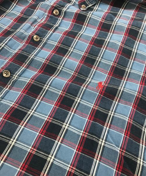 RALPH LAUREN（ラルフローレン）RALPH LAUREN (ラルフローレン) チェックシャツ ブルー サイズ:SIZE 3XBの古着・服飾アイテム