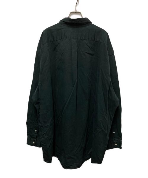POLO RALPH LAUREN（ポロ・ラルフローレン）POLO RALPH LAUREN (ポロ・ラルフローレン) ボタンダウンシャツ ブラック サイズ:3X BIGの古着・服飾アイテム