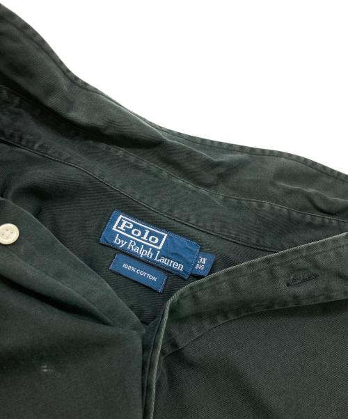 POLO RALPH LAUREN（ポロ・ラルフローレン）POLO RALPH LAUREN (ポロ・ラルフローレン) ボタンダウンシャツ ブラック サイズ:3X BIGの古着・服飾アイテム