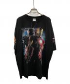 MARVEL×FREAK'S STOREマーベル×フリークスストア）の古着「IRON MAN2/Randy's Donuts Tee」｜ブラック