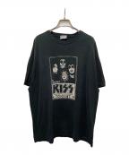 Hanesヘインズ）の古着「KISSバンドTシャツ」｜ブラック