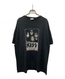 Hanes（ヘインズ）の古着「KISSバンドTシャツ」｜ブラック