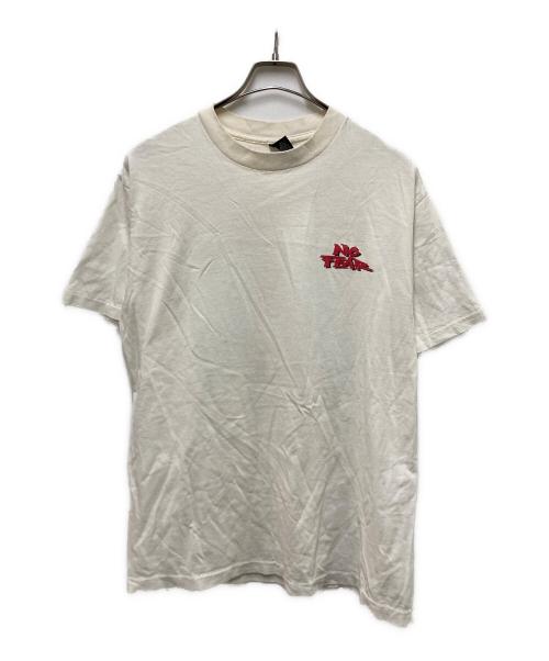 No Fear（ノーフィア）No Fear (ノーフィア) 90sオールドスポーツTシャツ ベージュ サイズ:Ｌの古着・服飾アイテム