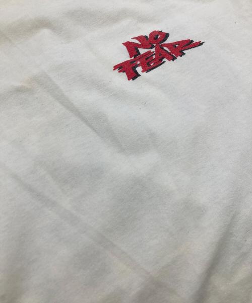 No Fear（ノーフィア）No Fear (ノーフィア) 90sオールドスポーツTシャツ ベージュ サイズ:Ｌの古着・服飾アイテム