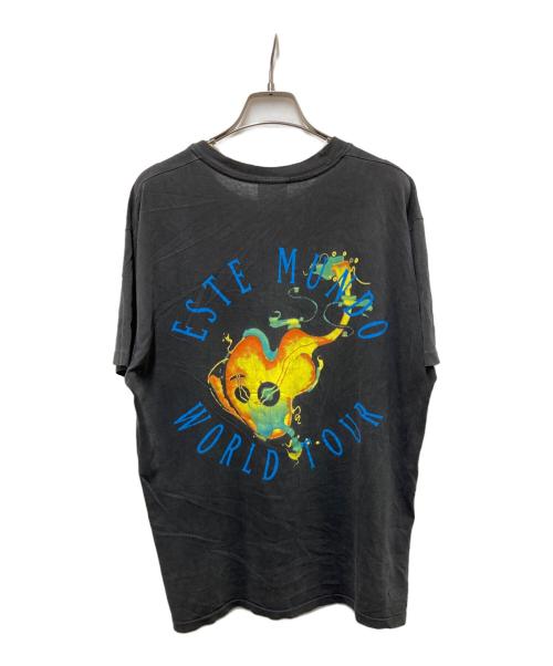 Hanes（ヘインズ）Hanes (ヘインズ) ESTE MUNDO WORLDTOUR バンドプリントTシャツ ブラック サイズ:Ｌの古着・服飾アイテム