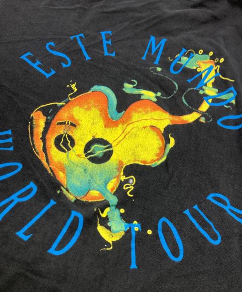 Hanes（ヘインズ）Hanes (ヘインズ) ESTE MUNDO WORLDTOUR バンドプリントTシャツ ブラック サイズ:Ｌの古着・服飾アイテム