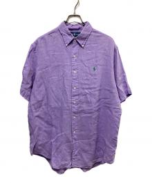 RALPH LAUREN（ラルフローレン）の古着「リネンシャツ」｜パープル