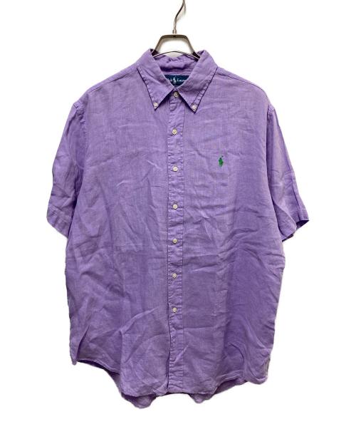 RALPH LAUREN（ラルフローレン）RALPH LAUREN (ラルフローレン) リネンシャツ パープル サイズ:Lの古着・服飾アイテム