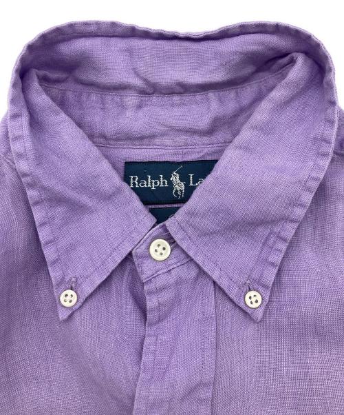 RALPH LAUREN（ラルフローレン）RALPH LAUREN (ラルフローレン) リネンシャツ パープル サイズ:Lの古着・服飾アイテム