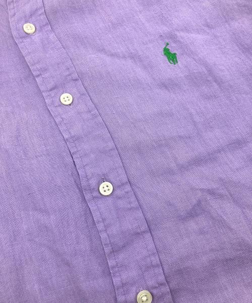 RALPH LAUREN（ラルフローレン）RALPH LAUREN (ラルフローレン) リネンシャツ パープル サイズ:Lの古着・服飾アイテム