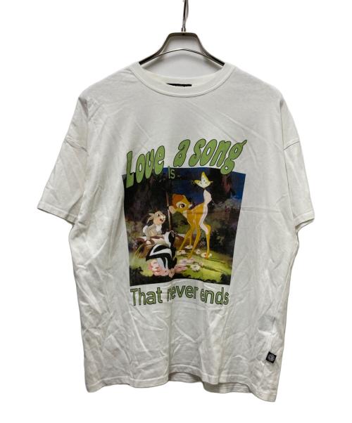 little sunny bite（リトルサニーバイト）Little sunny bite (リトルサニーバイト) Disney (ディズニー) 「Bambi」big tee ホワイト サイズ:Sの古着・服飾アイテム