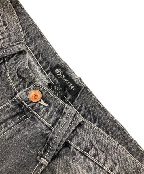 SEAN JOHN（ショーンジョン）SEAN JOHN (ショーンジョン) ワッペンデニムパンツ ブラック サイズ:38の古着・服飾アイテム