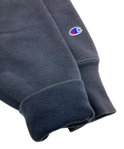 A BATHING APE（アベイシングエイプ）A BATHING APE (アベイシングエイプ) Champion (チャンピオン) ワッペンリバースウィーブスウェット ブラック サイズ:Mの古着・服飾アイテム
