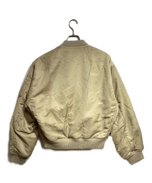 MAGLIANO（マリアーノ）MAGLIANO (マリアーノ) Protesta Zip-Up Bomber Jacket ベージュ サイズ:Mの古着・服飾アイテム