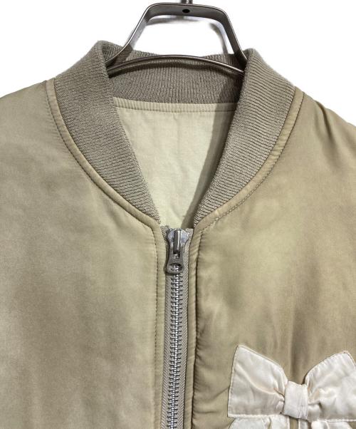 MAGLIANO（マリアーノ）MAGLIANO (マリアーノ) Protesta Zip-Up Bomber Jacket ベージュ サイズ:Mの古着・服飾アイテム