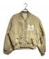 MAGLIANO（マリアーノ）の古着「Protesta Zip-Up Bomber Jacket」｜ベージュ