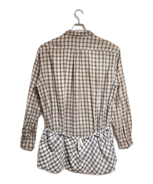 MAGLIANO（マリアーノ）MAGLIANO (マリアーノ) ドッキングシャツ/Docking shirt ブラウン サイズ:Mの古着・服飾アイテム