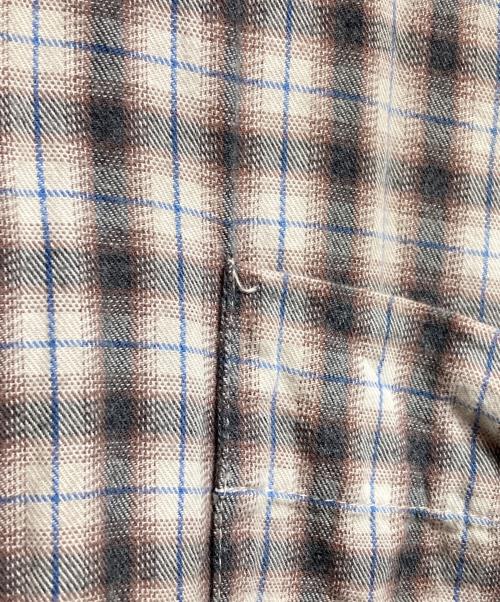 MAGLIANO（マリアーノ）MAGLIANO (マリアーノ) ドッキングシャツ/Docking shirt ブラウン サイズ:Mの古着・服飾アイテム