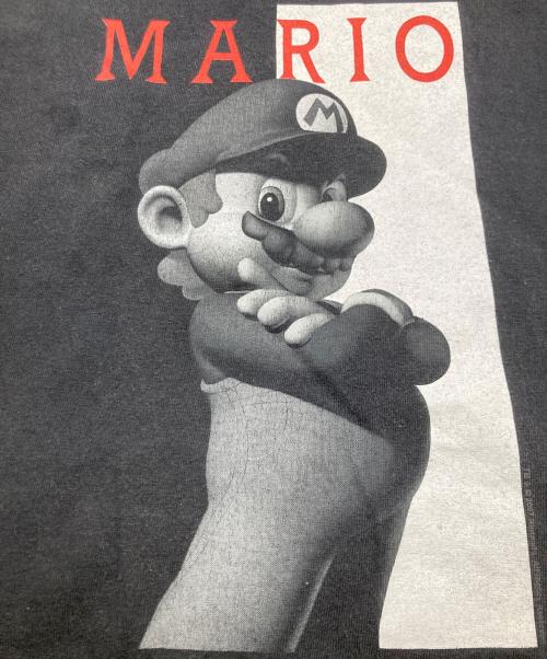 Mario（マリオ）Mario (マリオ) 00s キャラクタープリントTシャツ ブラック サイズ:Mの古着・服飾アイテム