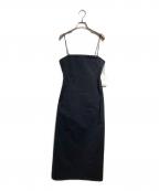 YLEVEイレーヴ）の古着「コットンナイロンキャミワンピ/cotton-nylon cami dress」｜ブラック