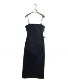 YLEVE（イレーヴ）の古着「コットンナイロンキャミワンピ/cotton-nylon cami dress」｜ブラック