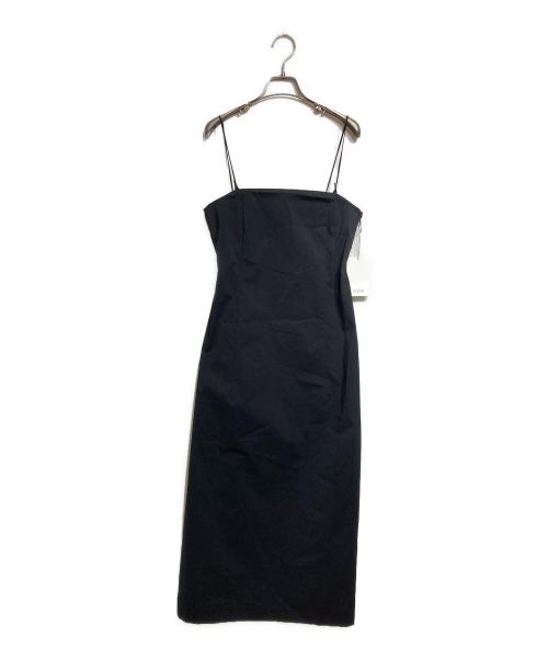 YLEVE（イレーヴ）YLEVE (イレーヴ) コットンナイロンキャミワンピ/cotton-nylon cami dress ブラック サイズ:１の古着・服飾アイテム