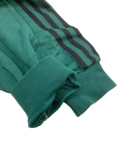 adidas（アディダス）adidas (アディダス) ロングスリーブラガーシャツ グリーン×ベージュ サイズ:ＸＬの古着・服飾アイテム