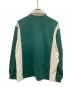 adidas (アディダス) ロングスリーブラガーシャツ グリーン×ベージュ サイズ:ＸＬ：5000円