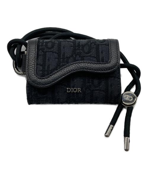 Dior（ディオール）DIOR (ディオール) ショルダーウォレット ブラックの古着・服飾アイテム