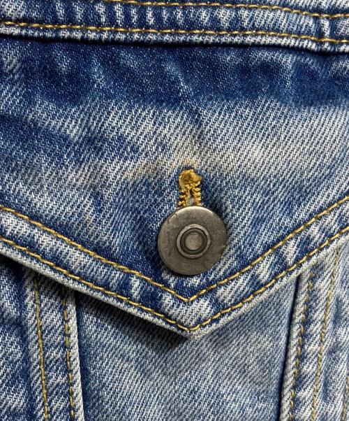 Maison Margiela（メゾンマルジェラ）Maison Margiela (メゾンマルジェラ) ノーカラーデニムジャケット/Collarless denim jacket インディゴ サイズ:48の古着・服飾アイテム