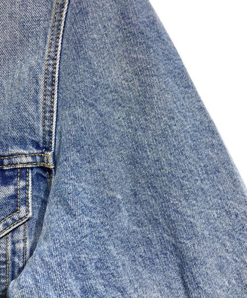 Maison Margiela（メゾンマルジェラ）Maison Margiela (メゾンマルジェラ) ノーカラーデニムジャケット/Collarless denim jacket インディゴ サイズ:48の古着・服飾アイテム