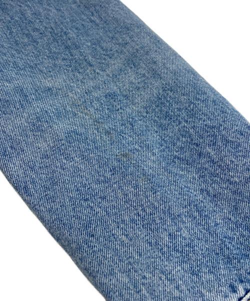 Maison Margiela（メゾンマルジェラ）Maison Margiela (メゾンマルジェラ) ノーカラーデニムジャケット/Collarless denim jacket インディゴ サイズ:48の古着・服飾アイテム