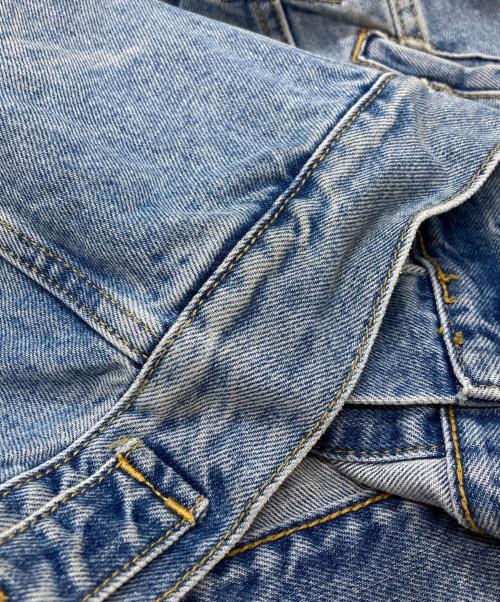 Maison Margiela（メゾンマルジェラ）Maison Margiela (メゾンマルジェラ) ノーカラーデニムジャケット/Collarless denim jacket インディゴ サイズ:48の古着・服飾アイテム