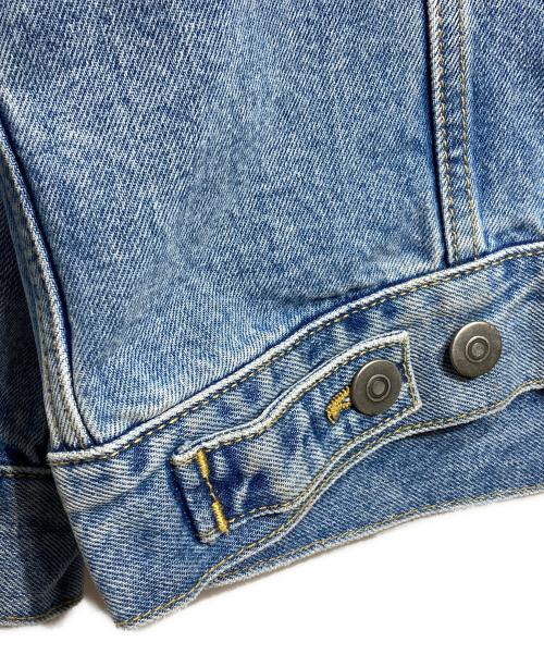 Maison Margiela（メゾンマルジェラ）Maison Margiela (メゾンマルジェラ) ノーカラーデニムジャケット/Collarless denim jacket インディゴ サイズ:48の古着・服飾アイテム